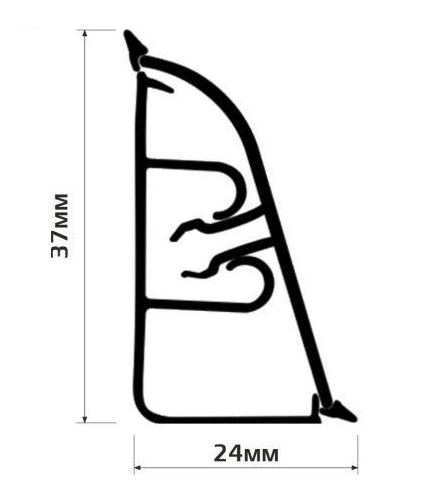 Плинтус для столешницы ар 740